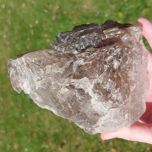 Large Smoky Quartz Crystal, Elestial Quartz, Quartz, 2 pounds 12.1 ounces - Picture 6 of 15